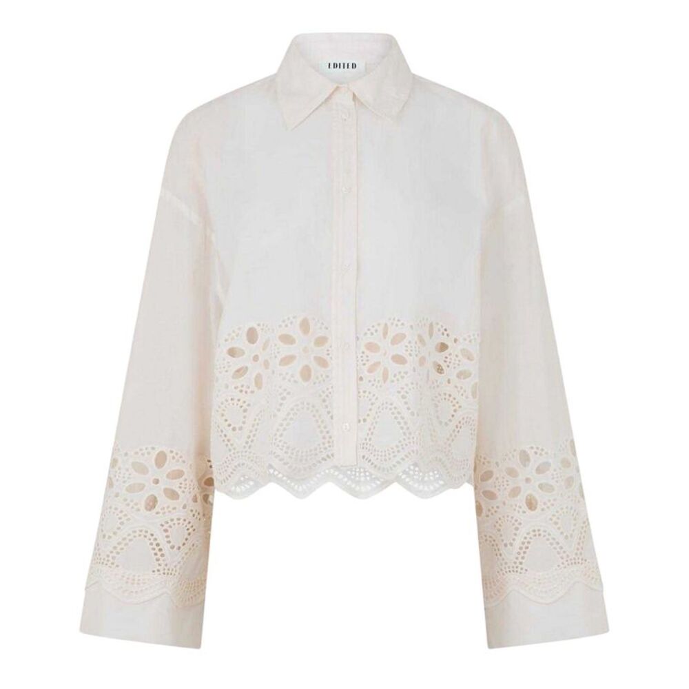 Edited Womens/Ladies Sophia Cotton Blouse / Gardenia